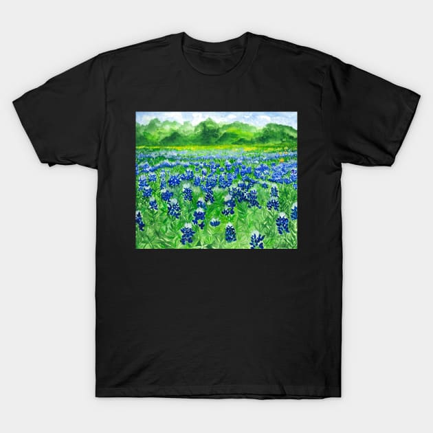 Bluebonnets T-Shirt by MakingMadeJS